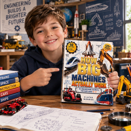 How Big Machines Actually Work — 50 Engineering Secrets for Kids Aged 6–12